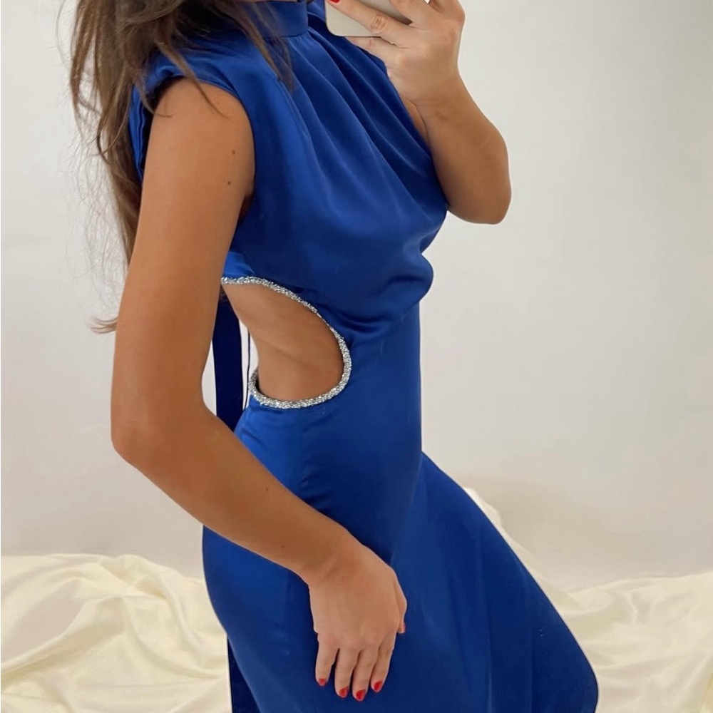 Blue Cocktail Dress